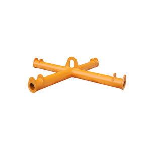 Travers TBB för säckar med fyra lyftpunkter i orange RAL 2000